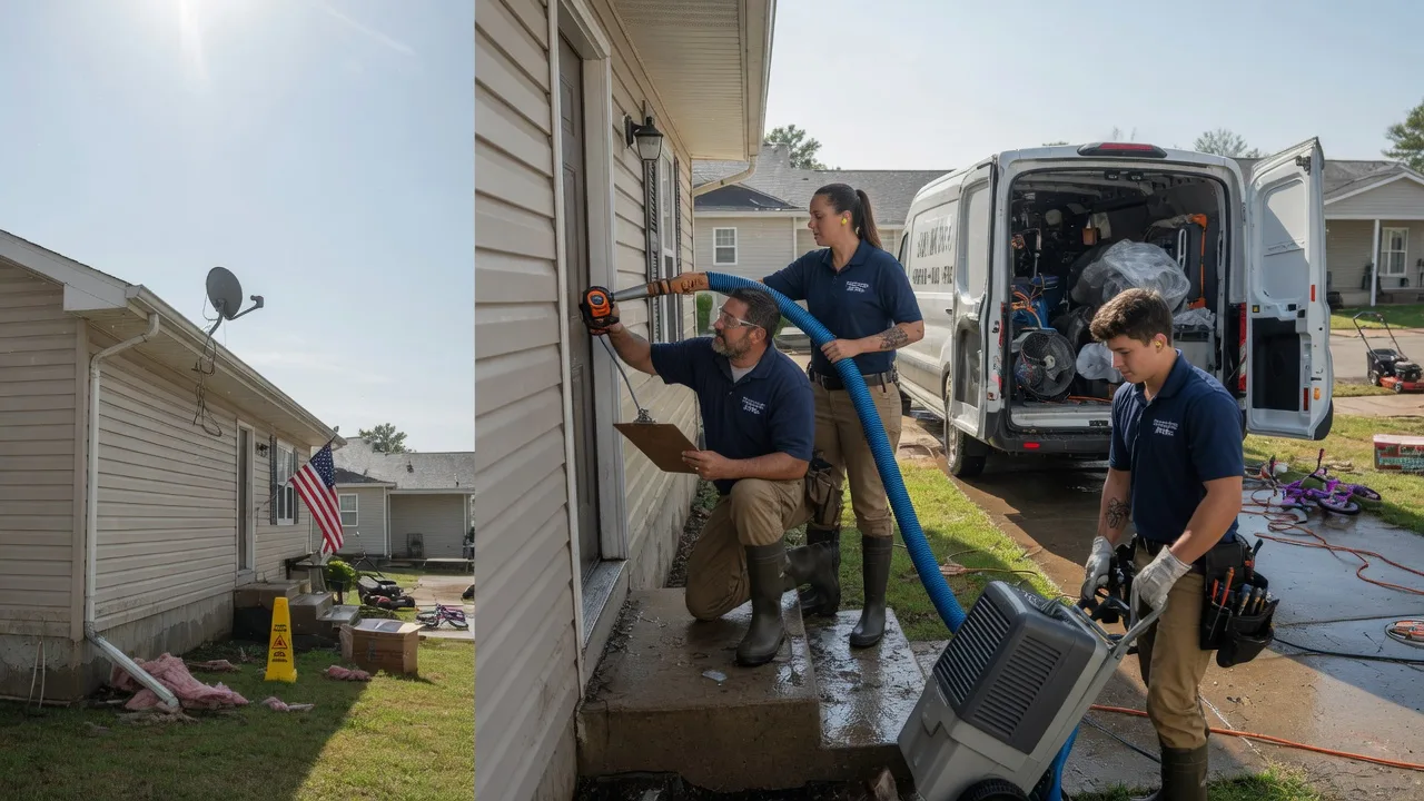 Ceiling Water Damage Restoration in Hampshire, IL near me